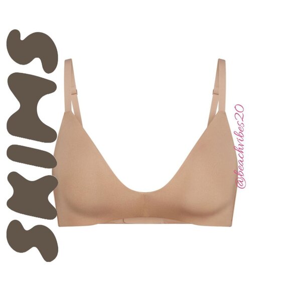 SKIMS Wireless Form T-Shirt Demi Bra Clay 38C NWT - Picture 1 of 4